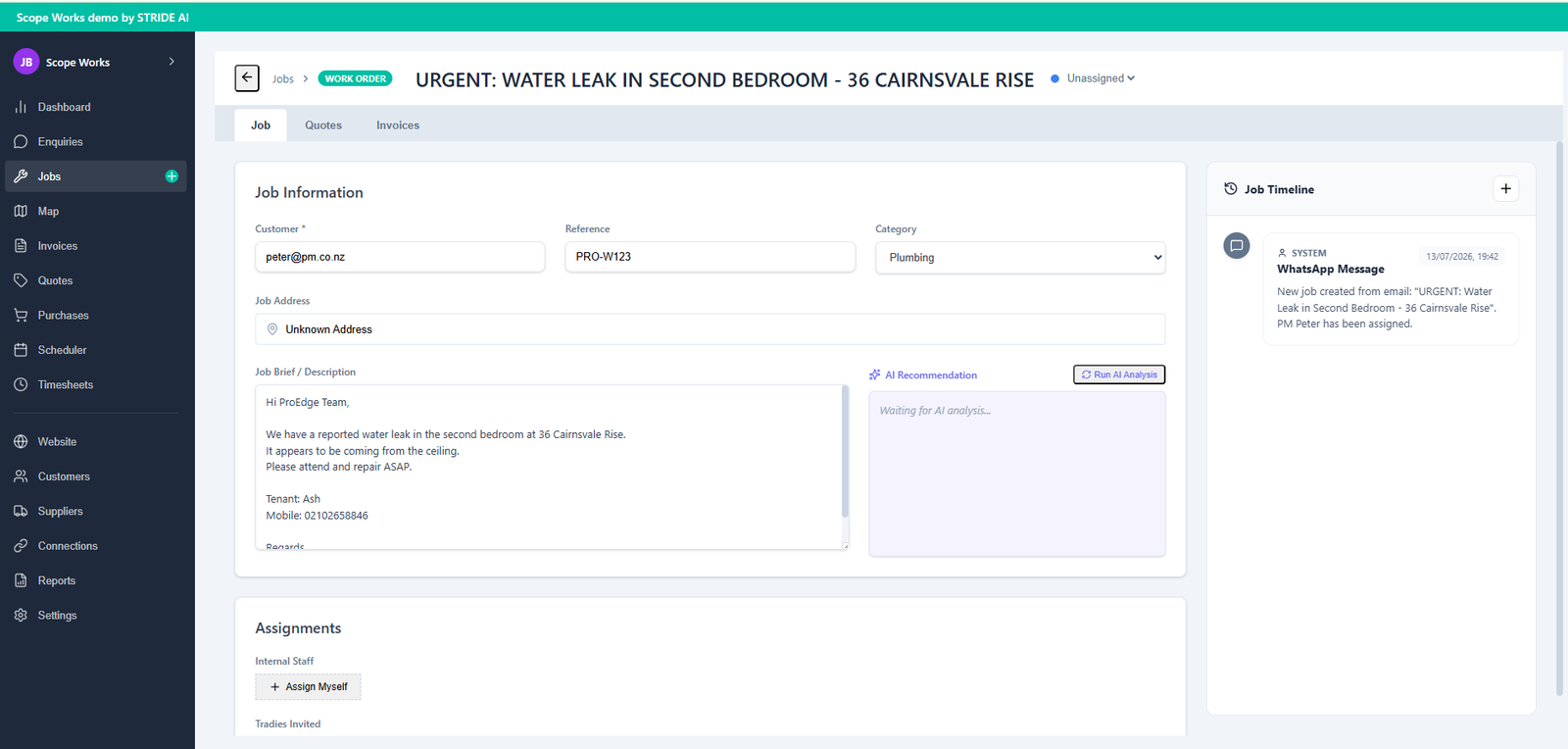 %Stride AI - AI Automation For New Zealand Businesses% 17 App screenshot