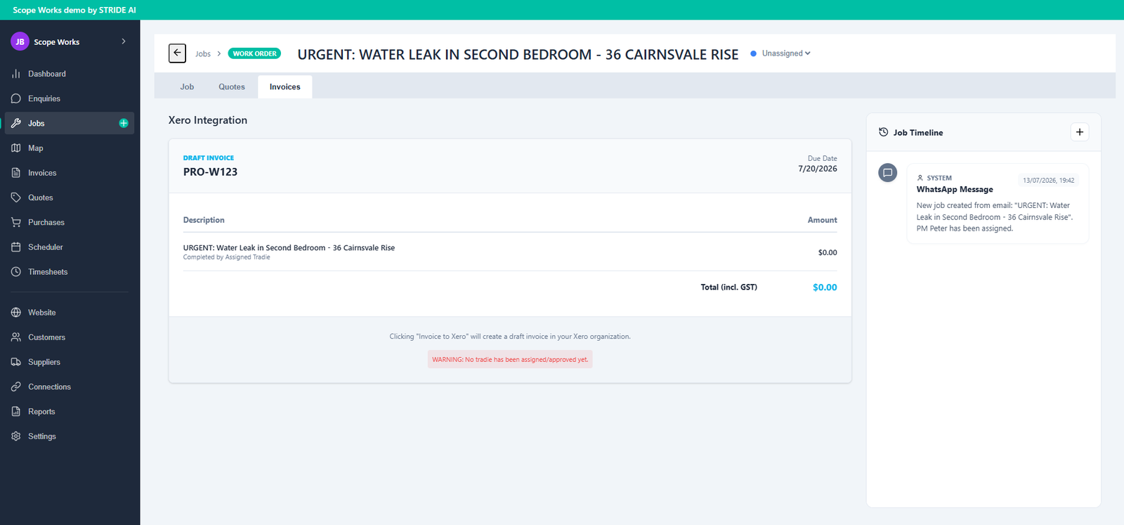 %Stride AI - AI Automation For New Zealand Businesses% 18 App screenshot
