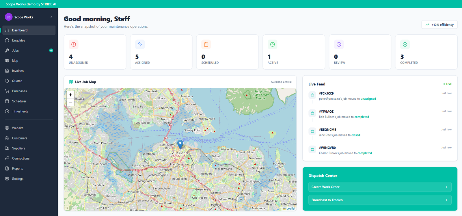 %Stride AI - AI Automation For New Zealand Businesses% 15 App screenshot